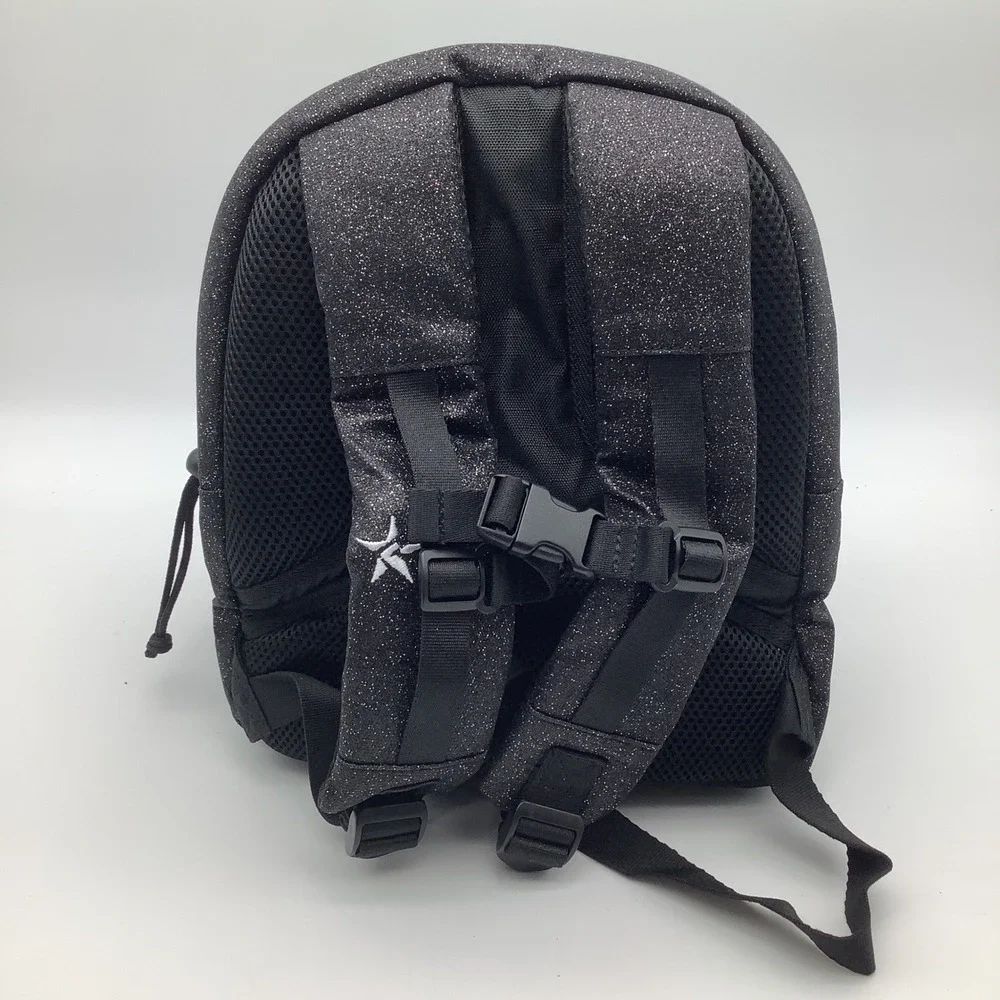 Rebel Athletic‎ Dream Baby Backpack Black Glitter Rhinestone Dance Cheer New